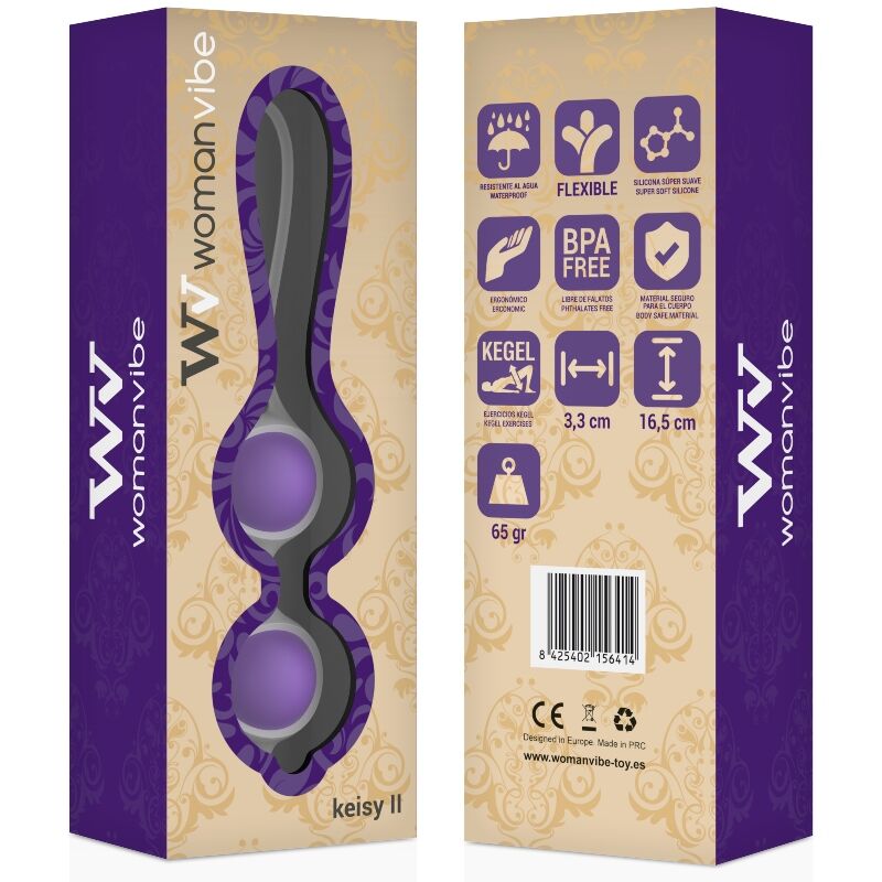 WOMANVIBE KEISY II SILICONE BALLS