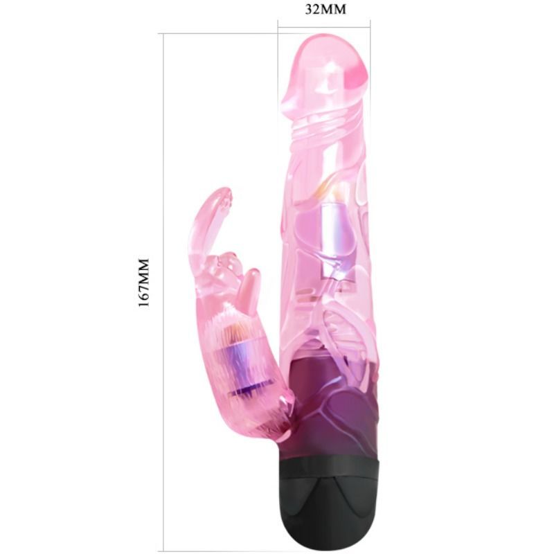 BAILE GIVE YOU LOVER VIBRATOR WITH PINK RABBIT