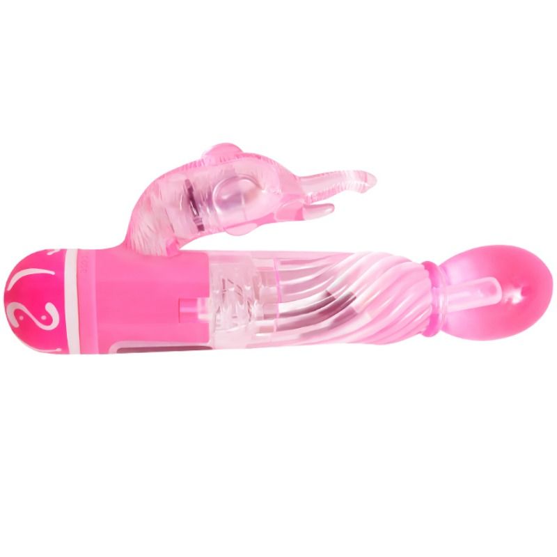 BAILE MULTISPEED VIBRATOR WITH PINK STIMULATOR