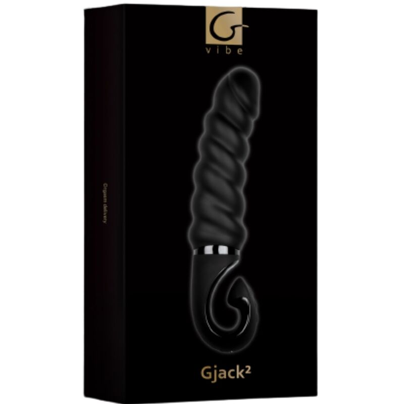 G VIBE G JACK 2 BLACK VIBRATING DILDO