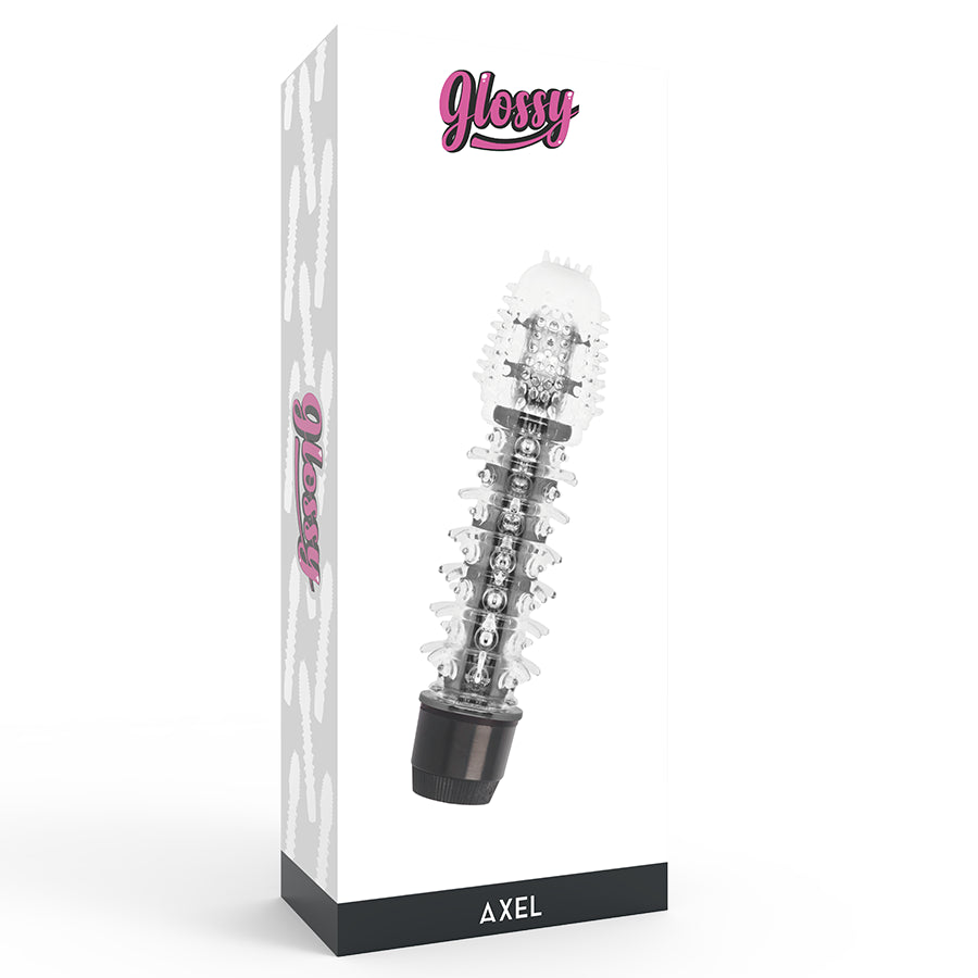 GLOSSY AXEL BLACK VIBRATOR