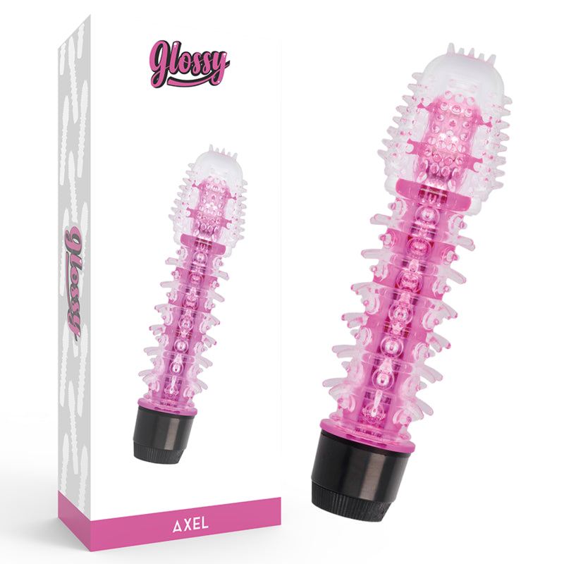 GLOSSY AXEL VIBRATOR PINK