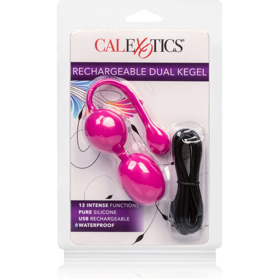 CALEXOTICS RECHARGEABLE DUAL KEGEL PINK