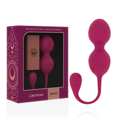 RITHUAL NISHA RECHARGEABLE VIBRATING KEGEL BALLS ORCHID