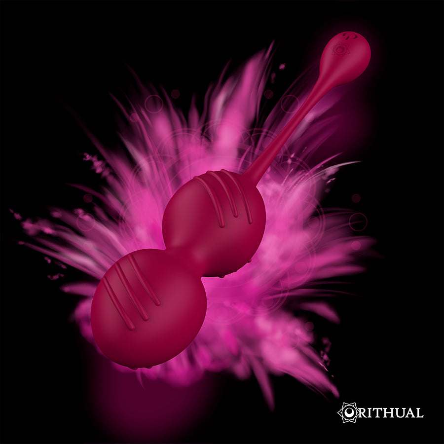 RITHUAL NISHA RECHARGEABLE VIBRATING KEGEL BALLS ORCHID