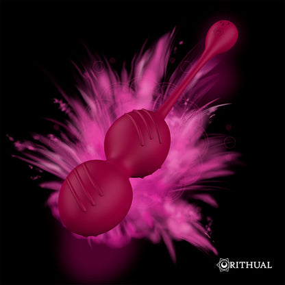 RITHUAL NISHA RECHARGEABLE VIBRATING KEGEL BALLS ORCHID