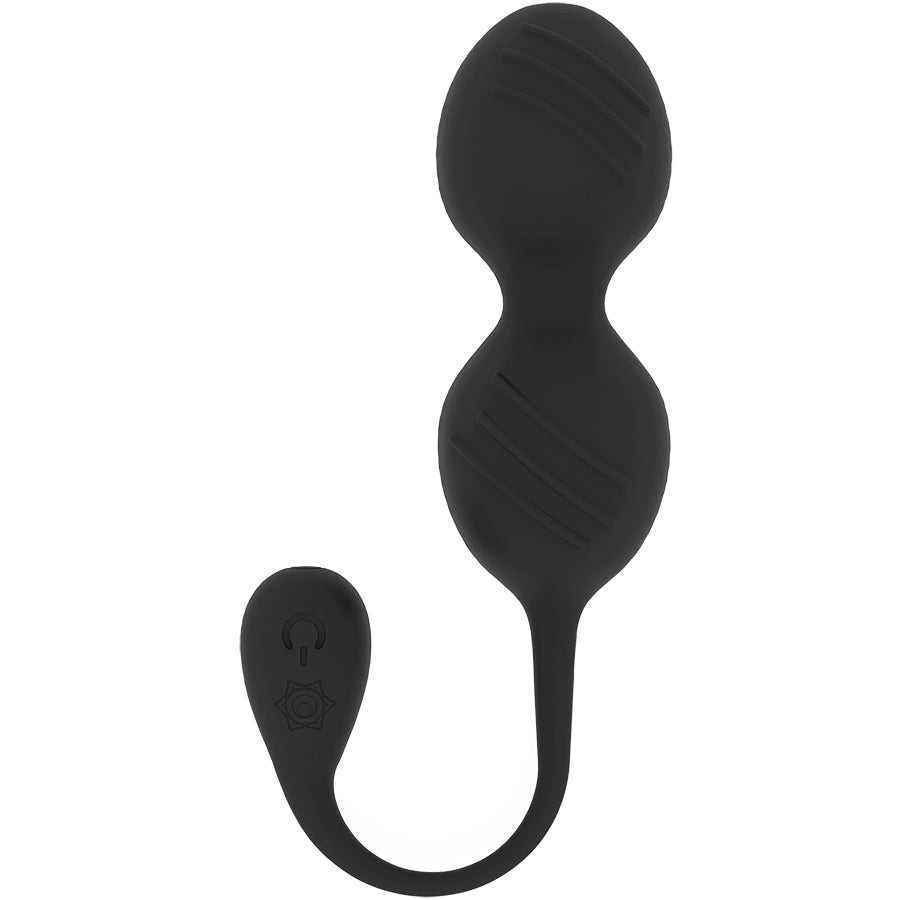 RITHUAL NISHA RECHARGEABLE VIBRATING KEGEL BALLS BLACK