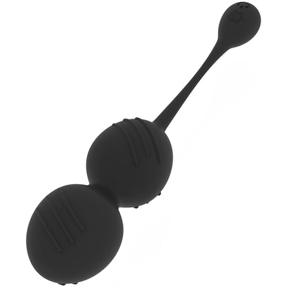 RITHUAL NISHA RECHARGEABLE VIBRATING KEGEL BALLS BLACK