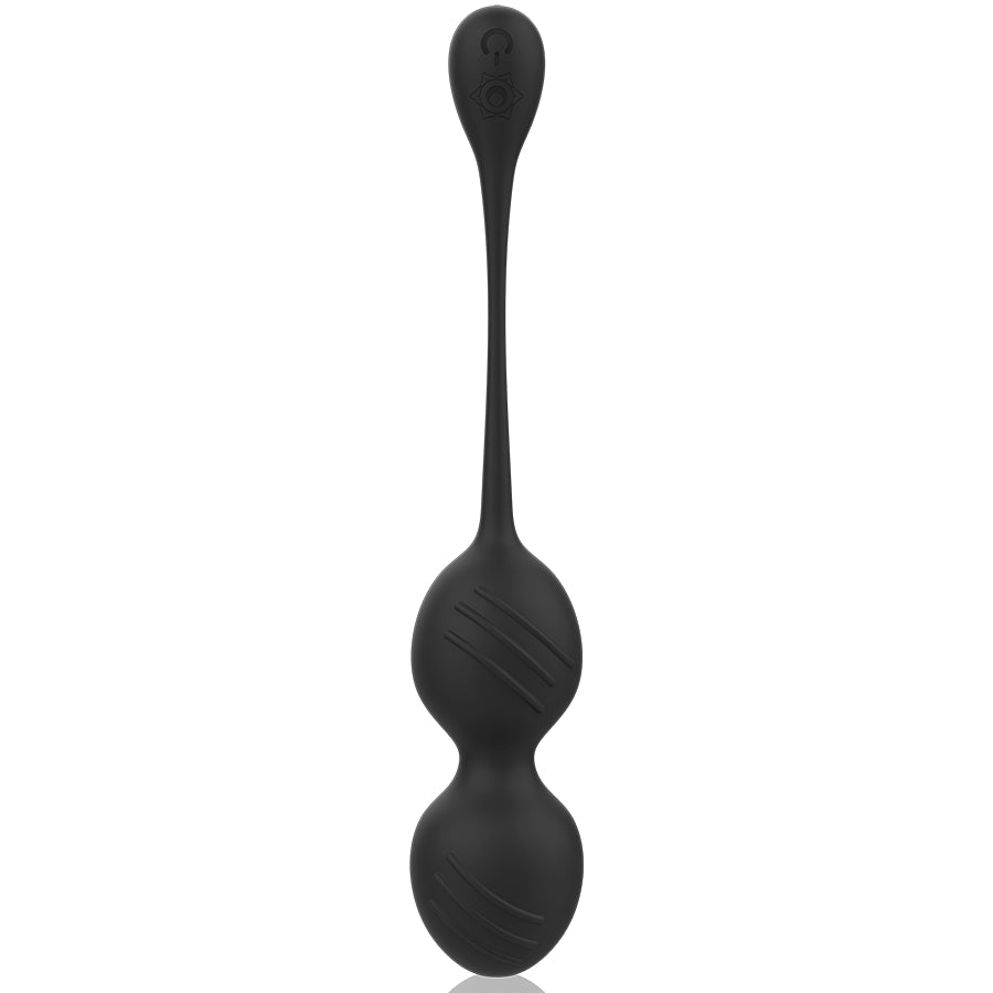 RITHUAL NISHA RECHARGEABLE VIBRATING KEGEL BALLS BLACK