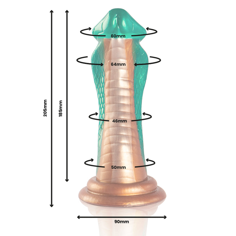 EPIC PYTHON DILDO COBRA GREEN