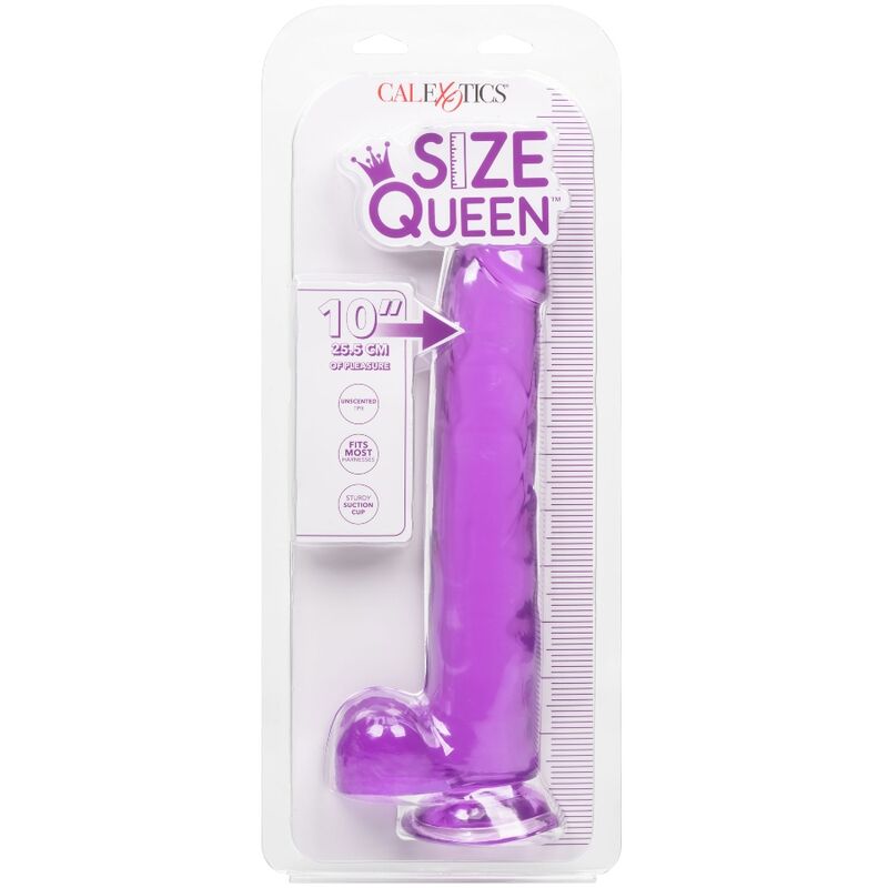 CALEXOTICS SIZE QUEEN DILDO PURPLE 255 CM