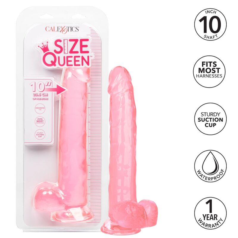 CALEXOTICS SIZE QUEEN DILDO PINK 255 CM