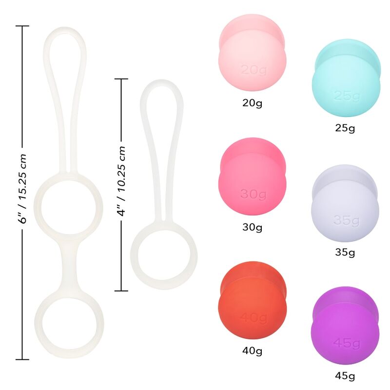 CALEXOTICS SHE OLOGY SET BOLAS KEGEL INTERCAMBIABLES