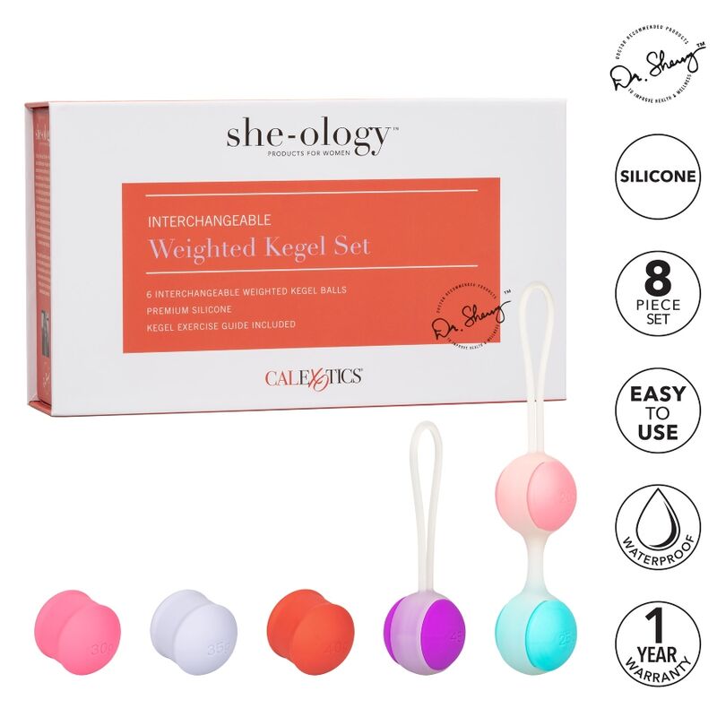 CALEXOTICS SHE OLOGY SET BOLAS KEGEL INTERCAMBIABLES