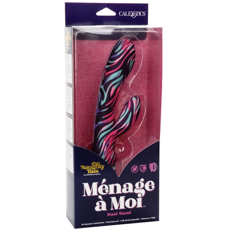 CALEXOTICS MENAGE A MOI DUAL WAND VIBRATOR