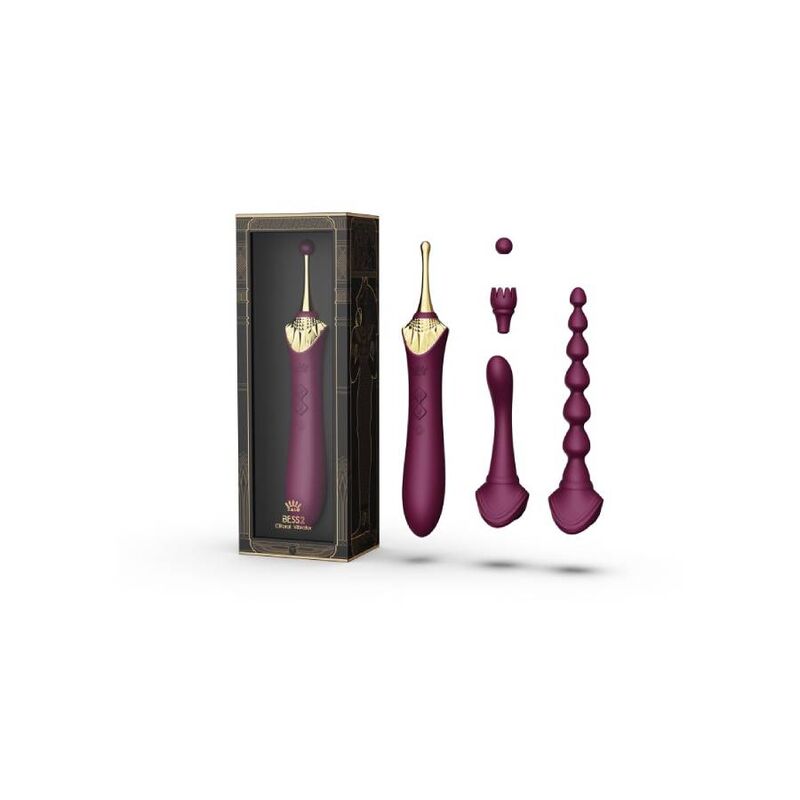 ZALO BESS 2 CLITORAL MASSAGER PURPLE