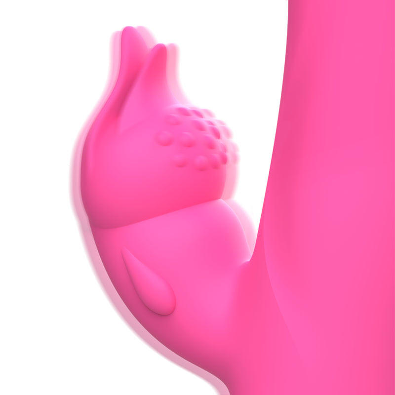 INTENSE JULIO RABBIT VIBRATOR PINK SILICONE