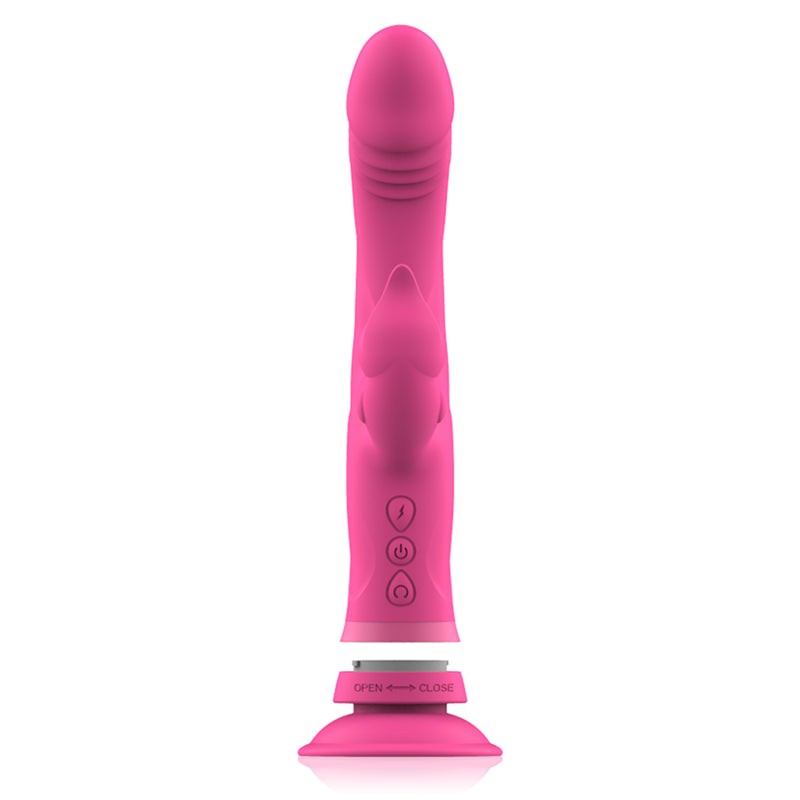 INTENSE JULIO RABBIT VIBRATOR PINK SILICONE