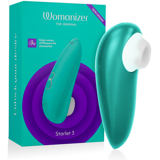 WOMANIZER STARLET 3 CLITORAL STIMULATOR TURQUOISE