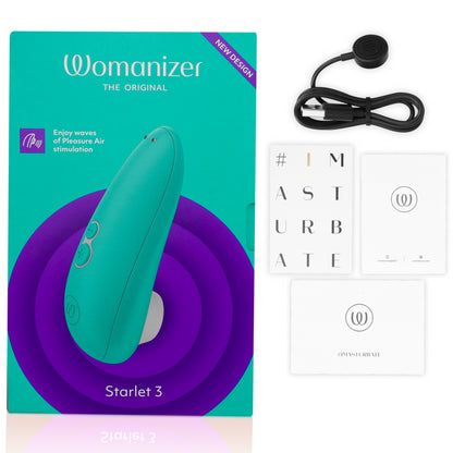 WOMANIZER STARLET 3 CLITORAL STIMULATOR TURQUOISE