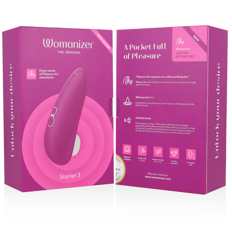 WOMANIZER STARLET 3 CLITORAL STIMULATOR VIOLET