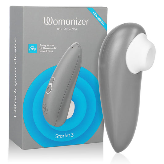 WOMANIZER STARLET 3 CLITORAL STIMULATOR GRAY