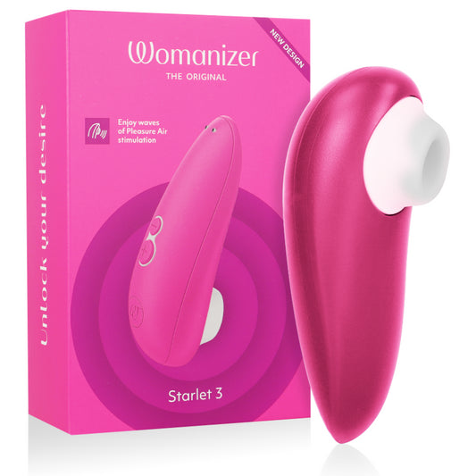 WOMANIZER STARLET 3 CLITORAL STIMULATOR PINK