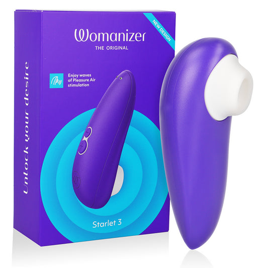 WOMANIZER STARLET 3 CLITORAL STIMULATOR INDIGO