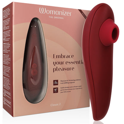 WOMANIZER CLASSIC 2 CLITORAL STIMULATOR BORDEAUX