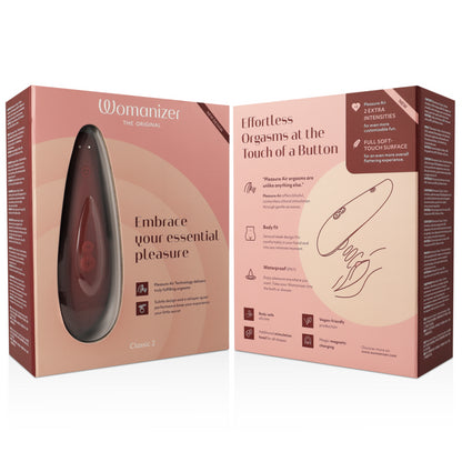 WOMANIZER CLASSIC 2 CLITORAL STIMULATOR BORDEAUX