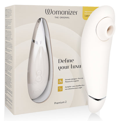 WOMANIZER PREMIUM 2 CLITORAL STIMULATOR WARM GRAY