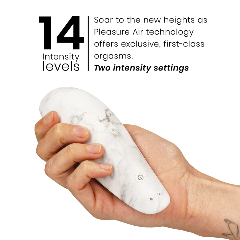 WOMANIZER MARILYN MONROE CLASSIC 2 CLITORAL STIMULATOR WHITE MARBLE