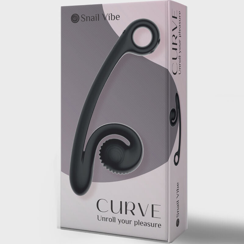 SNAIL VIBE CURVE VIBRATOR BLACK