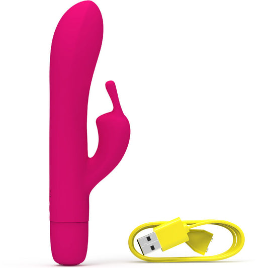 B SWISH BWILD BUNNY INFINITE CLASSIC RECHARGEABLE VIBRATOR PINK SILICONE