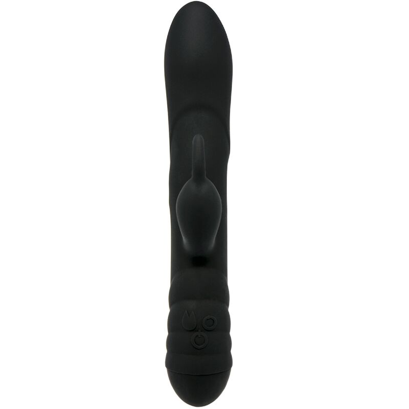 ADRIEN LASTIC TWISTER VIBRATOR AND ROTATOR MASSAGER RABBIT BLACK