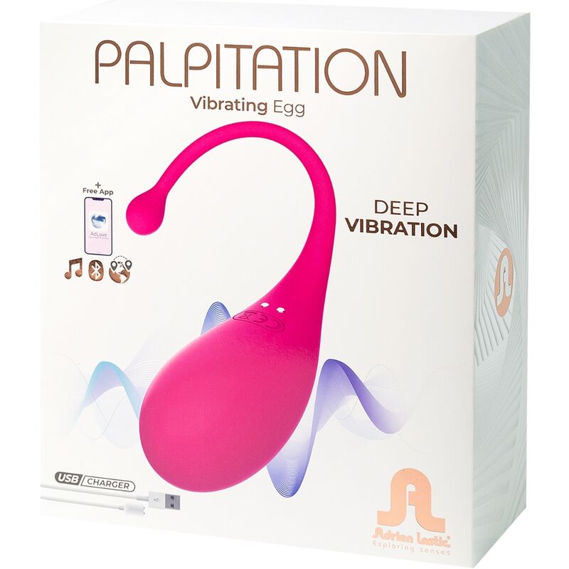 ADRIEN LASTIC PALPITATION VIBRATING EGG PINK FREE APP