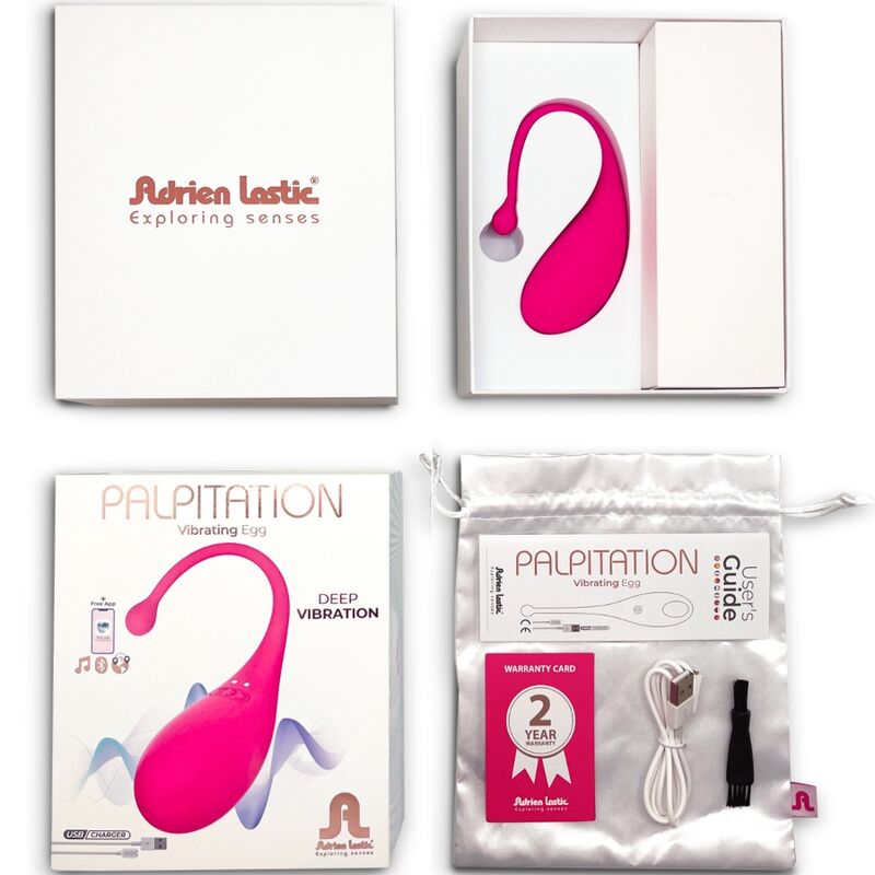 ADRIEN LASTIC PALPITATION VIBRATING EGG PINK FREE APP