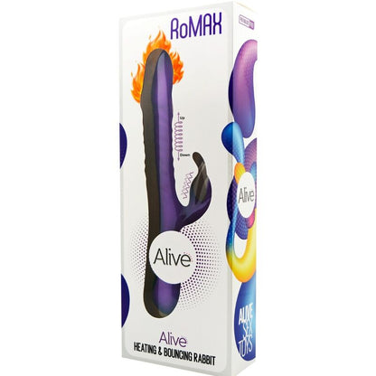 ALIVE ROMAX VIBRATOR RABBIT SILICONE VIOLET