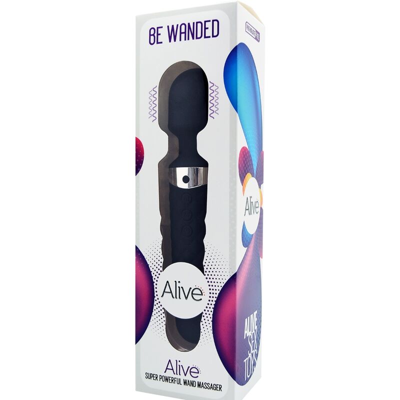 ALIVE BE WANDED VIBRATOR MASSAGER BLACK