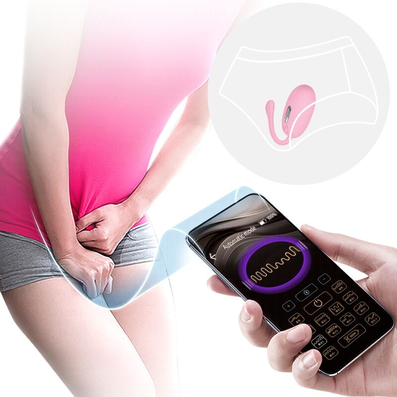 PRETTY LOVE DOREEN PINK RECHARGEABLE VIBRATING EGG