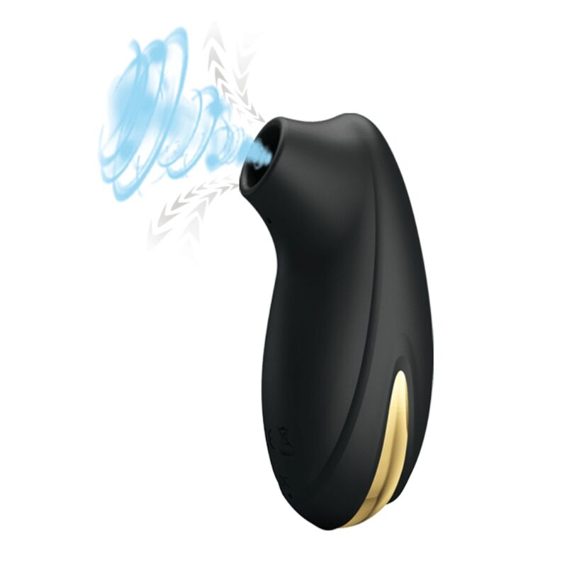 PRETTY LOVE BLACK RECHARGEABLE LUXURY SUCTION MASSAGER