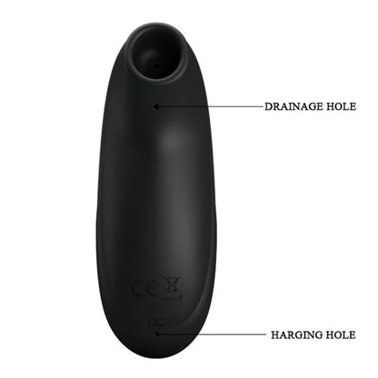 PRETTY LOVE BLACK RECHARGEABLE LUXURY SUCTION MASSAGER