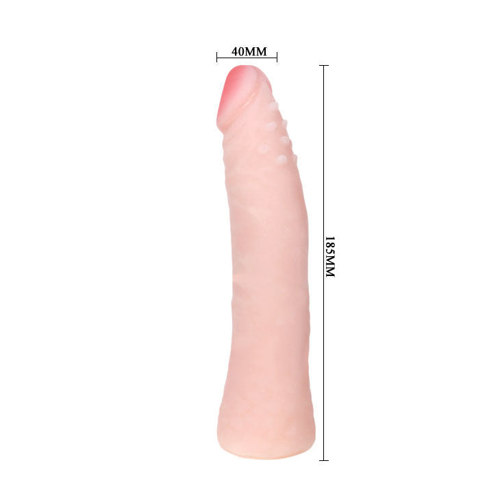 BAILE REALISTIC SKIN TOUCH SILICONE DILDO 19 CM RANDOM BOX COLOR