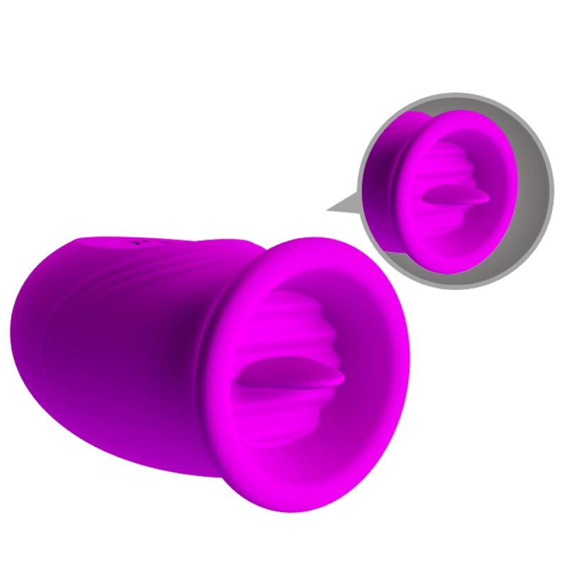 PRETTY LOVE DAISY DUAL EGG RECHARGEABLE VIBRATOR PURPLE