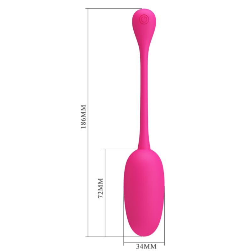 PRETTY LOVE KNUCKER PINK RECHARGEABLE VIBRATING EGG