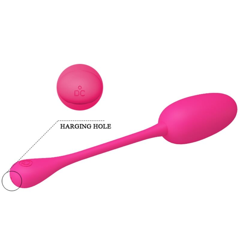 PRETTY LOVE KNUCKER PINK RECHARGEABLE VIBRATING EGG