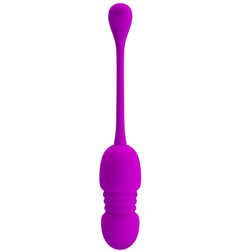 PRETTY LOVE CALLIE PURPLE RECHARGEABLE VIBRATING EGG