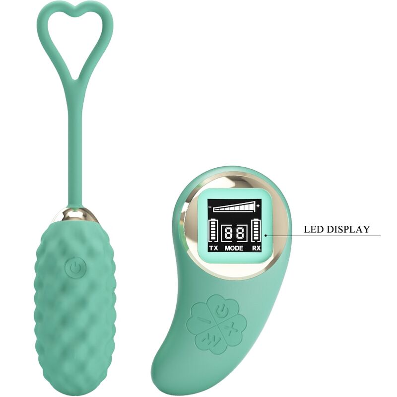 PRETTY LOVE VIVIAN GREEN REMOTE CONTROL VIBRATING EGG