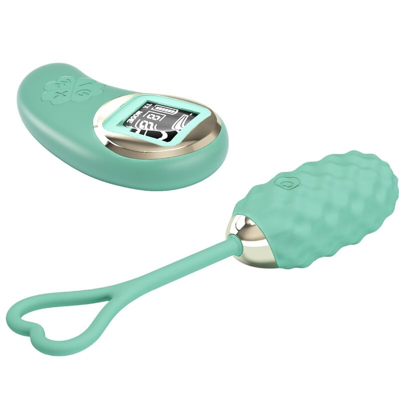 PRETTY LOVE VIVIAN GREEN REMOTE CONTROL VIBRATING EGG