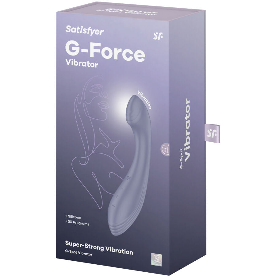 SATISFYER G FORCE VIBRATOR G SPOT STIMULATOR VIOLET